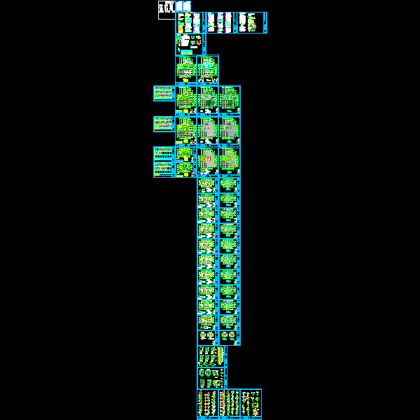 6900平18层框剪结构商住楼结构CAD施工大样图(dwg)