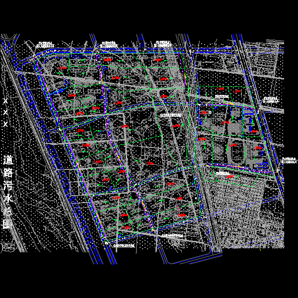 污水汇水面积图.dwg