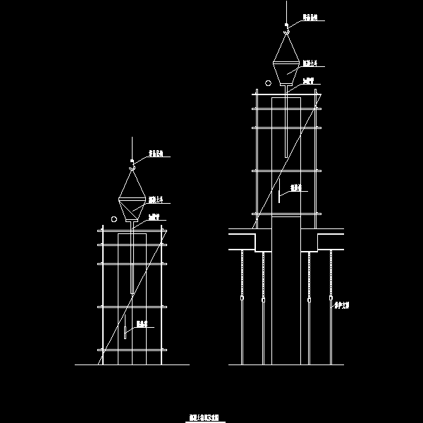 钢管混凝土柱混凝土浇注示意图.dwg