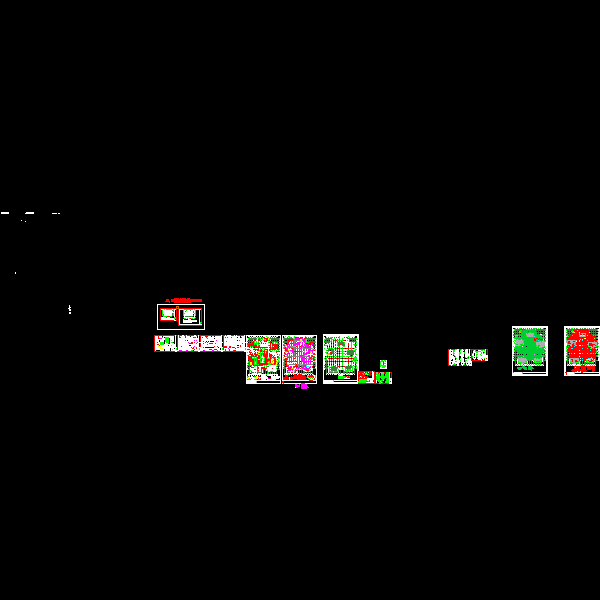 下室结构设计CAD施工图纸(dwg)(桩基础)