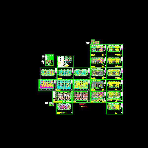 24层住宅结构设计CAD施工大样图(dwg)(乙级桩基础)(二级结构安全)