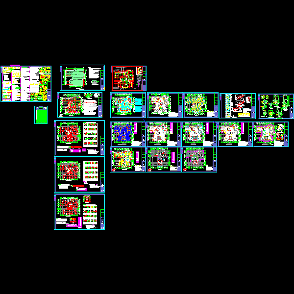 29层剪力墙高层住宅楼结构CAD施工大样图(dwg)(6度抗震)(甲级桩基础)