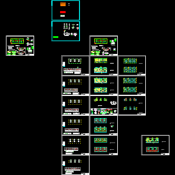 11层框架及剪力墙住宅结构CAD施工图纸(dwg)(8度抗震)(乙级筏形基础)