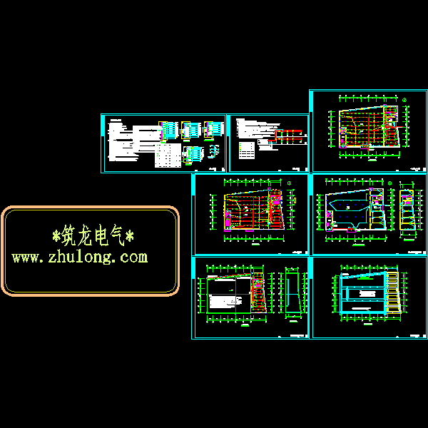 3层服装车间电气CAD施工图纸(综合布线系统)