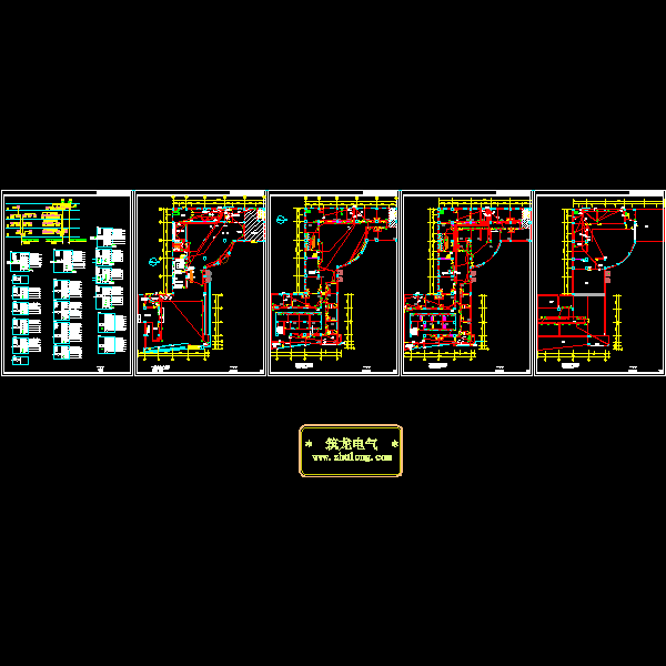 4层餐饮楼强电CAD图纸(动力配电系统)