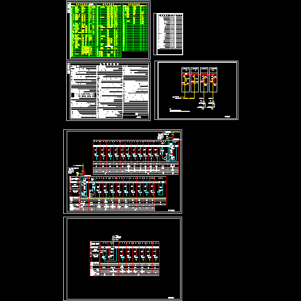 电气说明材料表配电系统图.dwg