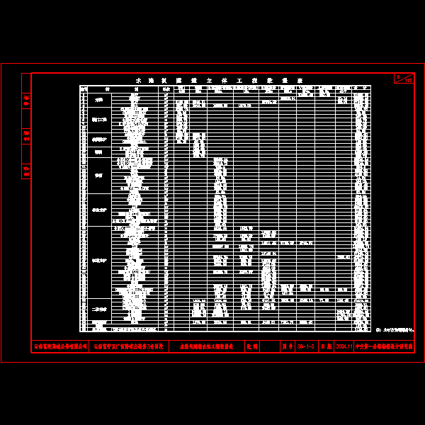 04水淹坝隧道主体工程数量表01.dwg