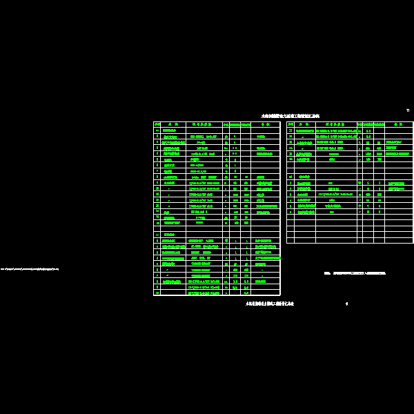 06水淹坝隧道照明工程量表.dwg