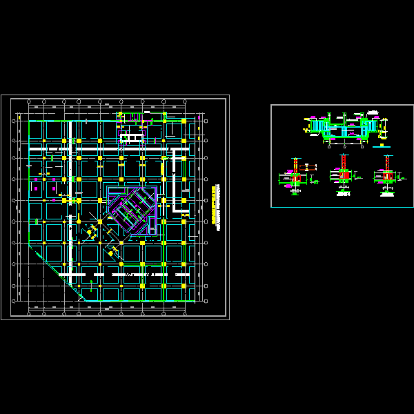 189-190.40层高层筏基图纸.dwg