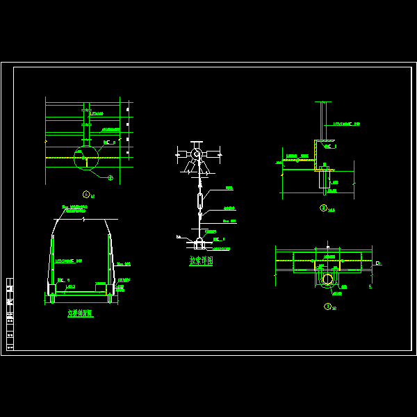 一份网架马道节点构造详细设计CAD图纸