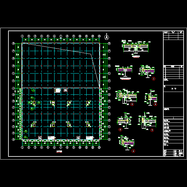 钢结构楼板图纸 - 1