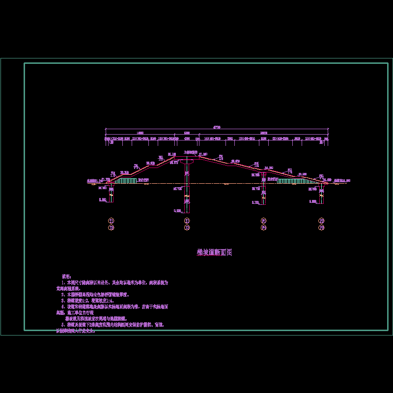 c00q03——梯坡道断面图.dwg