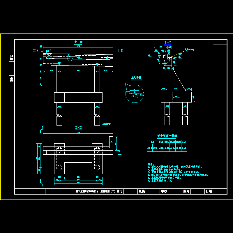 0号桥台右半幅一般构造图.dwg
