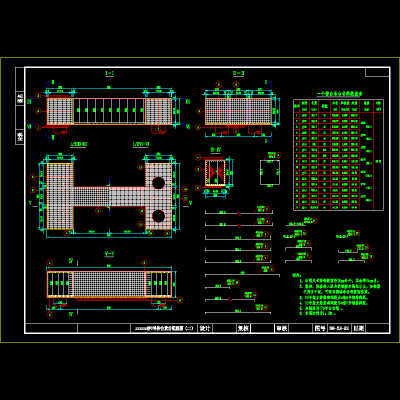 0号桥台框架承台钢筋构造图(右幅).dwg