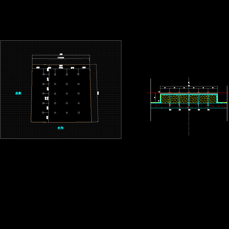 涌泉节点大样CAD图纸(dwg)