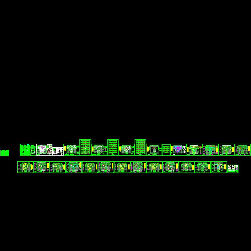 住宅小区结构CAD图纸(dwg)