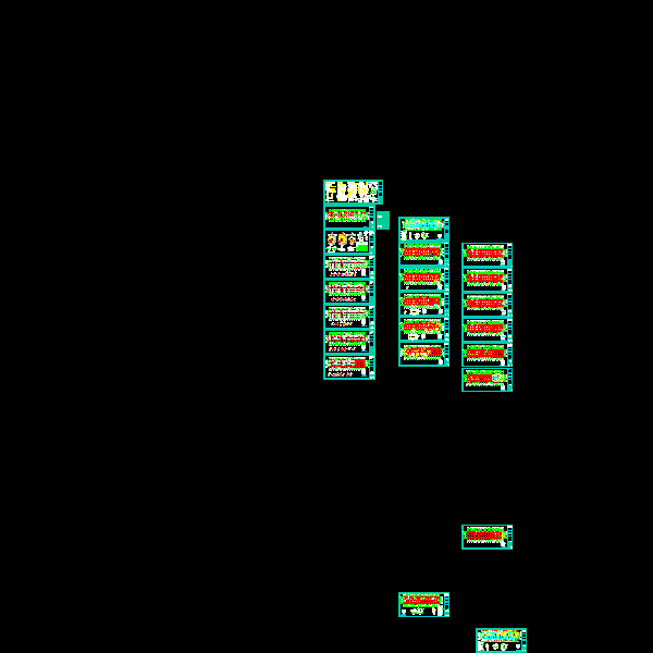 5层住宅楼结构设计CAD施工图纸（局部4层）(dwg)(乙级独立基础)