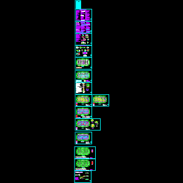 18层剪力墙住宅结构CAD施工大样图(dwg)(6度抗震)(乙级桩基础)