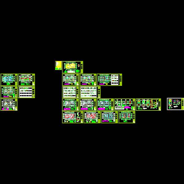 11层剪力墙住宅结构CAD施工图纸(dwg)(丙级条形基础)(二级结构安全)