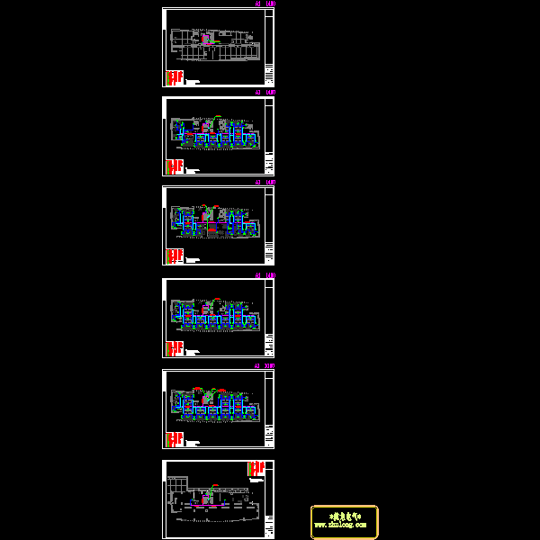 as_六层至屋顶综合布线平面图.dwg