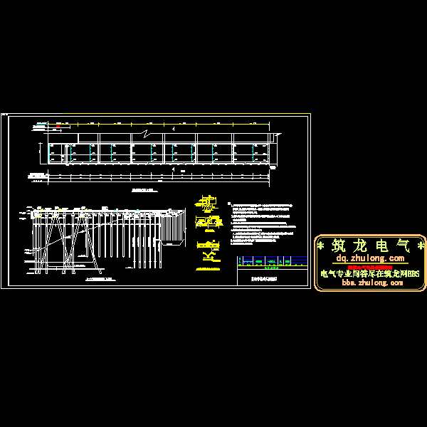 钢管桩码头接地CAD图纸(dwg)