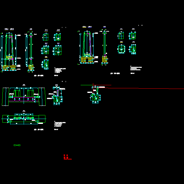 cs2-2-46方案二 索塔一般构造.dwg