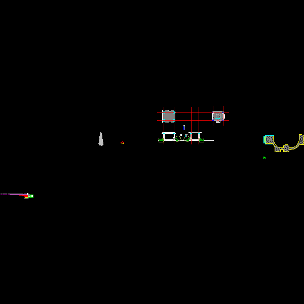 廊架CAD施工图纸(dwg)