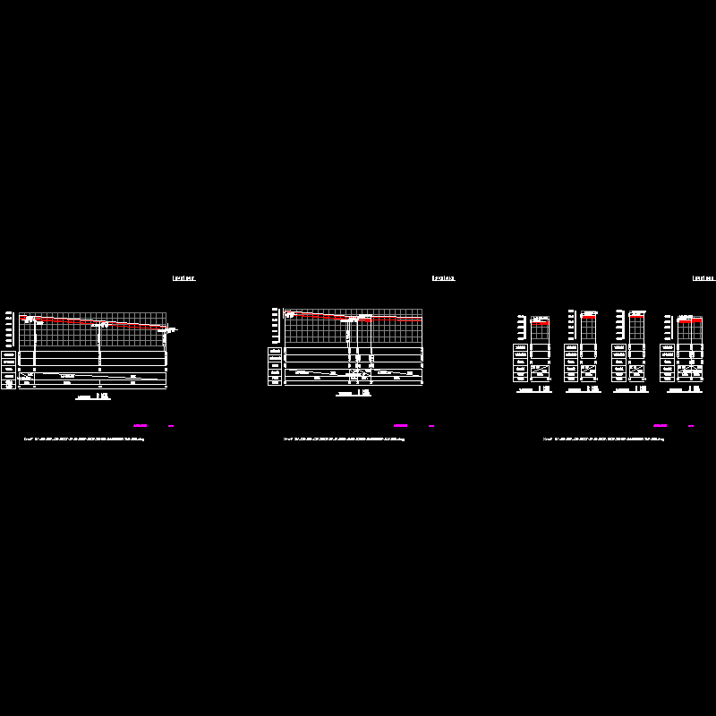 n-05 电缆沟纵断面图.dwg