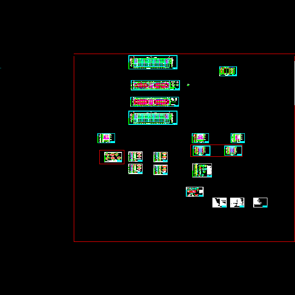 铁站围护结构设计CAD施工图纸(dwg)(桩基础)