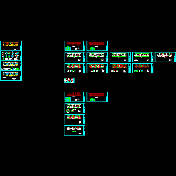 5层框架住宅楼结构CAD施工图纸(dwg)(桩基础)