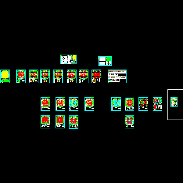 20层框架剪力墙住宅结构CAD施工图纸(dwg)(甲级桩基础)(二级结构安全)