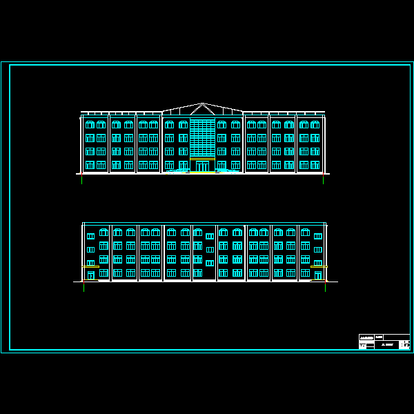 建施05--正背立面图.dwg