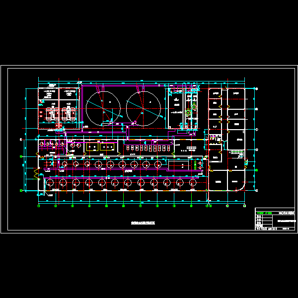 锅炉补给水处理室平面布置图.dwg