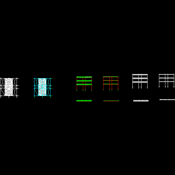 横向框架计算简图.dwg