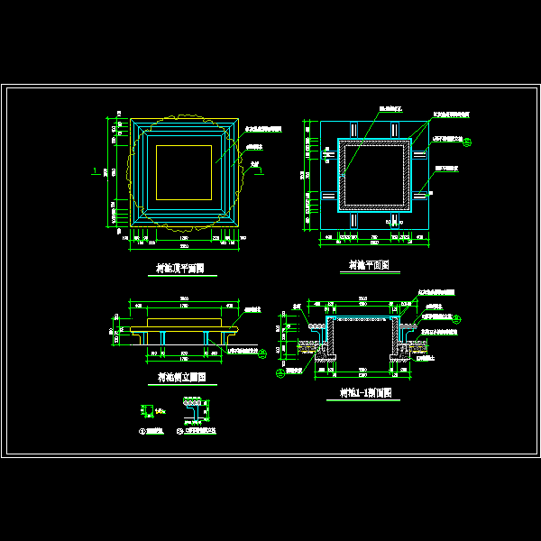 树池CAD施工图纸(dwg)