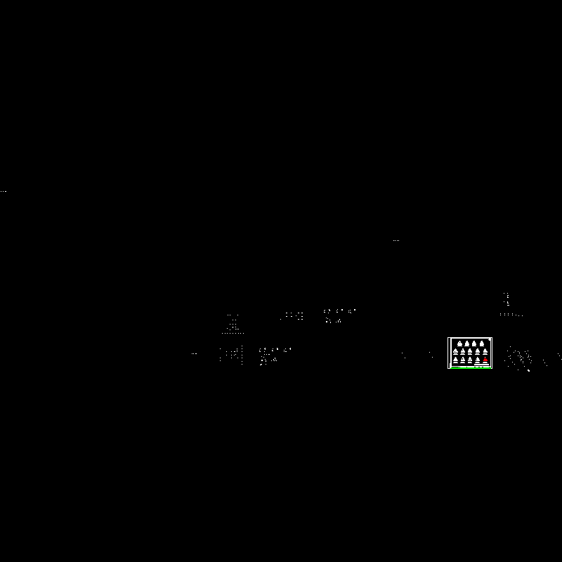 道路警告标志示意CAD图纸(dwg)