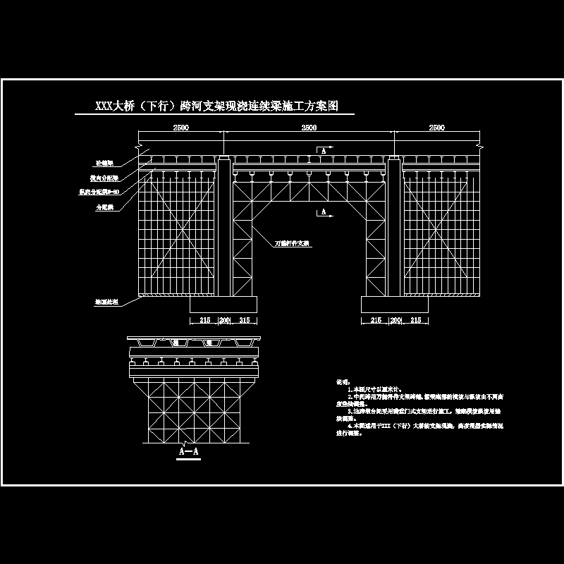 现浇连续梁施工方案 - 1