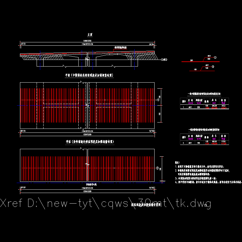 桥面现浇层加强钢筋布置图.dwg