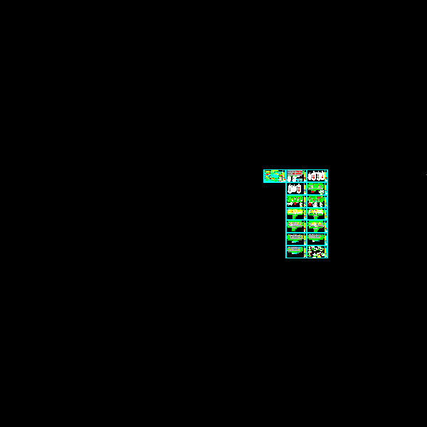 4层中学教学楼结构设计CAD施工图纸(dwg)(独立基础)(二级结构安全)