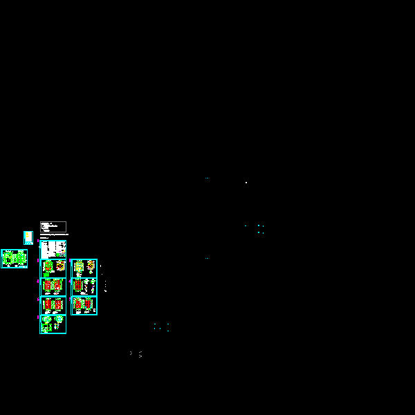 2层框架门卫结构设计CAD施工图纸(dwg)(丙级独立基础)(二级结构安全)