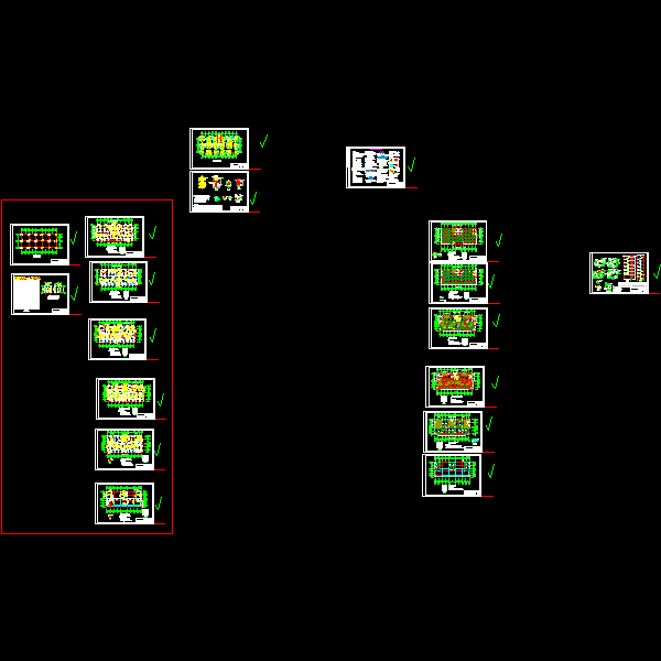 多层综合楼结构设计CAD施工图纸(dwg)(乙级独立基础)(二级结构安全)