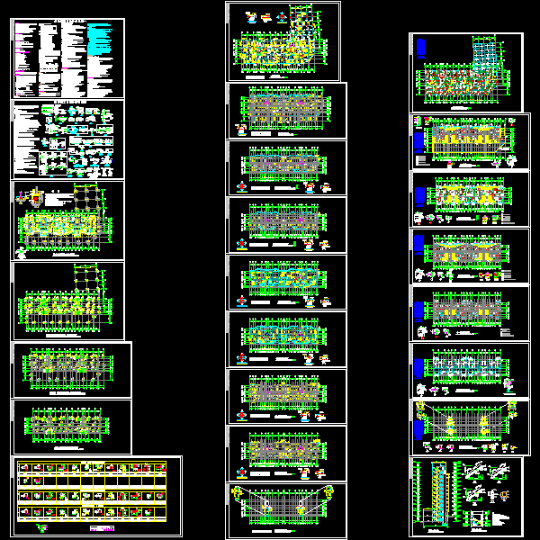 11层剪力墙住宅结构CAD施工大样图(dwg)(乙级独立基础)(二级结构安全)