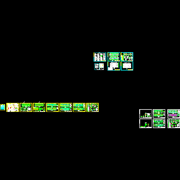 框架结构职工宿舍结构CAD施工图纸（5层桩基础）(dwg)(6度抗震)