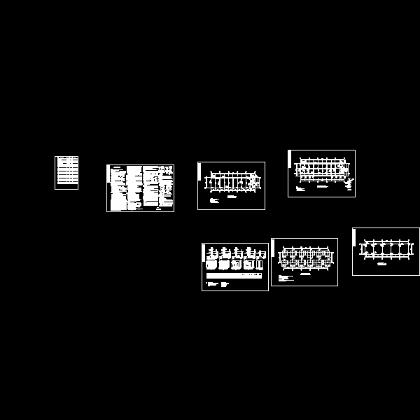 福利院医疗室结构CAD施工图纸(dwg)(二级结构安全)