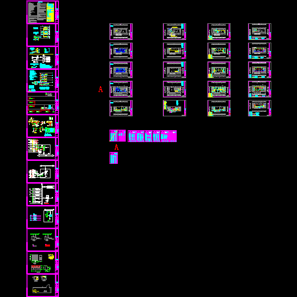 模拟街区区域弱电CAD施工图纸(联动控制系统)(dwg)