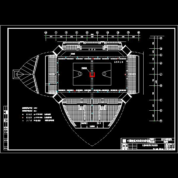 电-比赛场照明灯具布置图.dwg