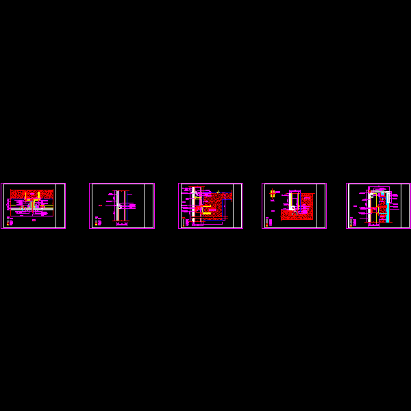 干挂石材节点结构CAD详图纸(dwg)