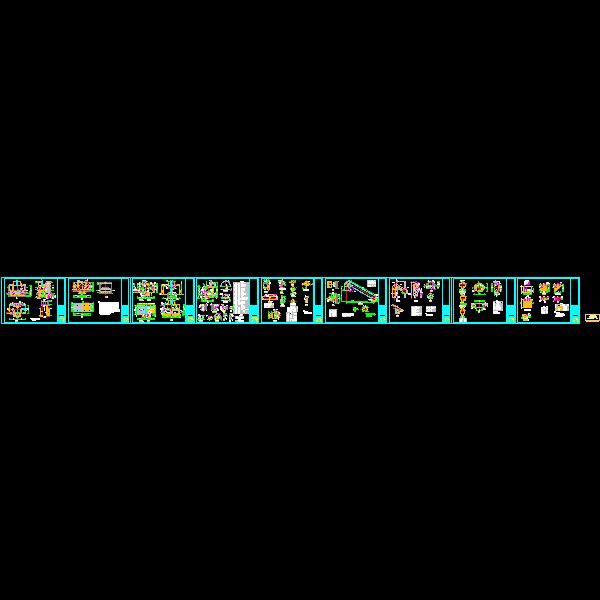 无阀滤池建筑 工艺.dwg