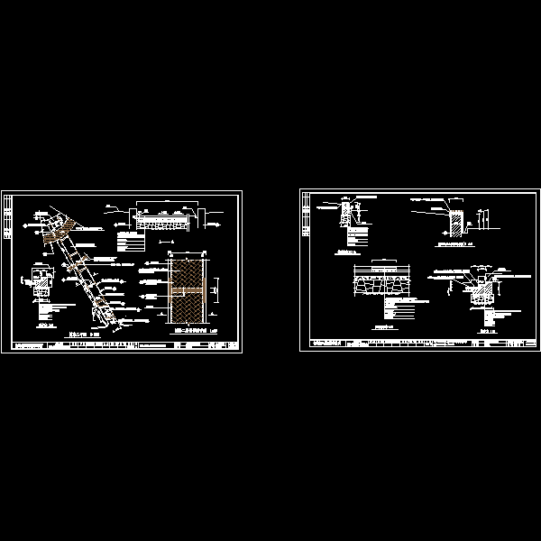 园路施工CAD详图纸(dwg)