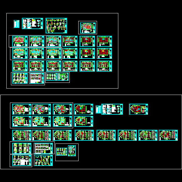 16层框剪结构住宅楼结构CAD施工图纸(dwg)(甲级桩基础)(二级结构安全)